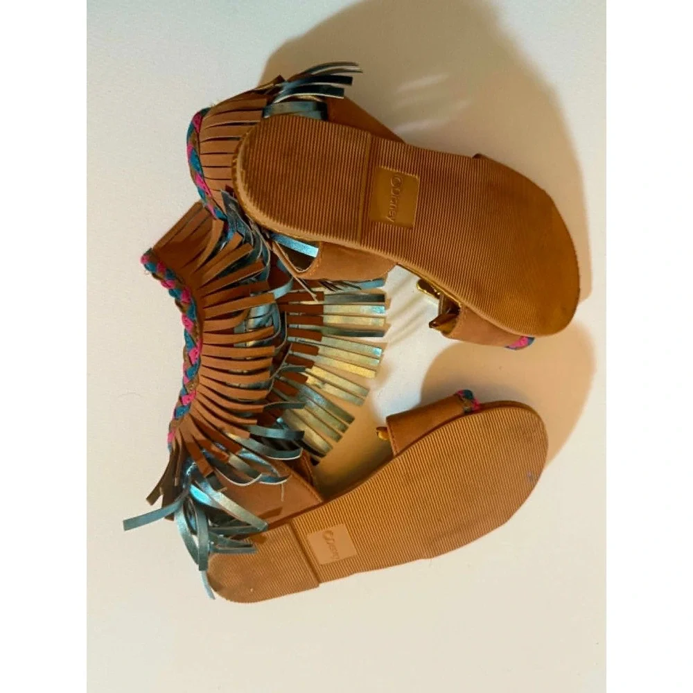 Pocahontas Costume Sandals for Kids From The Disney Store Size 13/1